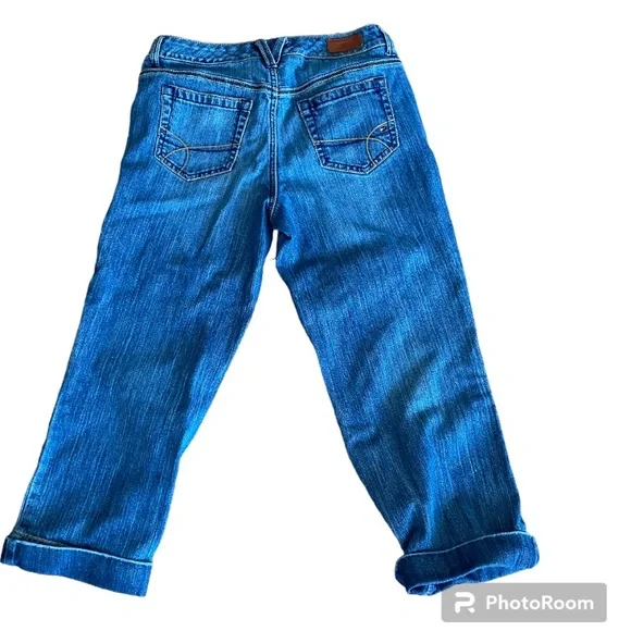Tommy Hilfiger women’s calf roll up capri jeans size 4 - Picture 2 of 8